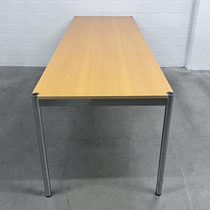 USM Tisch, Buche furniert, 200x75cm, Q3