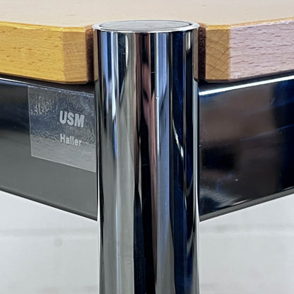 USM Tisch Buche Natur furniert, 100x100cm, Q2