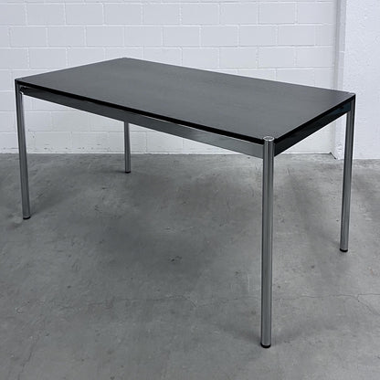 USM Tisch, Eiche Schwarz furniert, 150x75cm, neuwertig