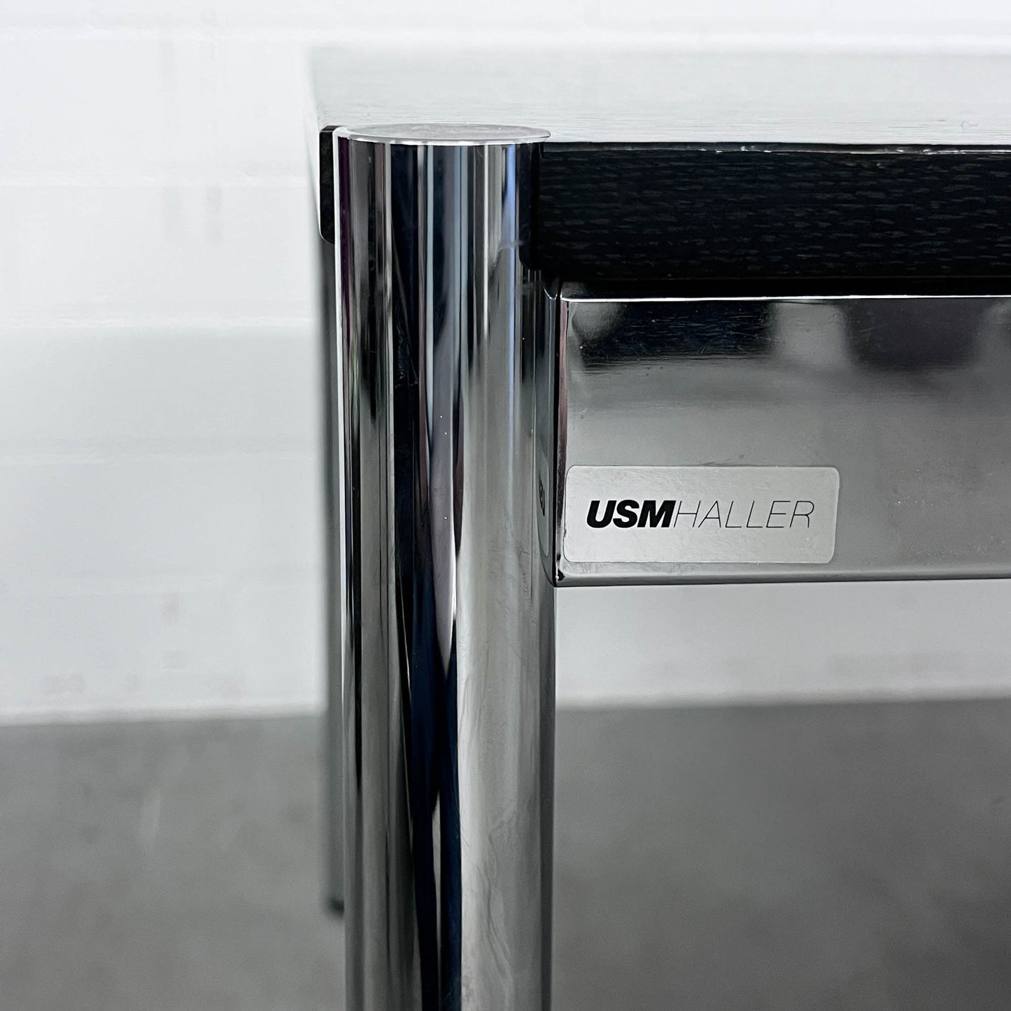 USM Tisch, Eiche Schwarz, 200x100cm, Q3