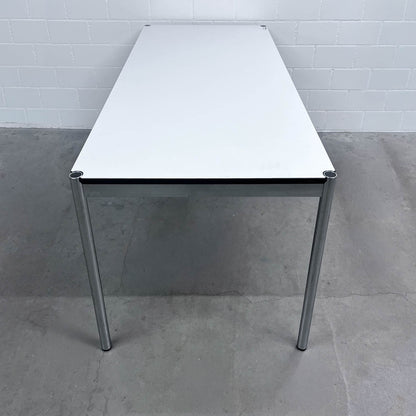 USM Tisch, Kunstharz Perlgrau, 175x75cm, Q2