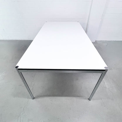 USM Tisch Kunstharz Perlgrau, 200x100cm, Q2