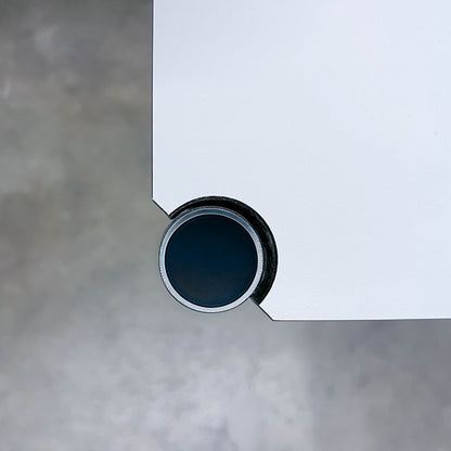 USM Tisch, Kunstharz Perlgrau, 200x75cm, Q3