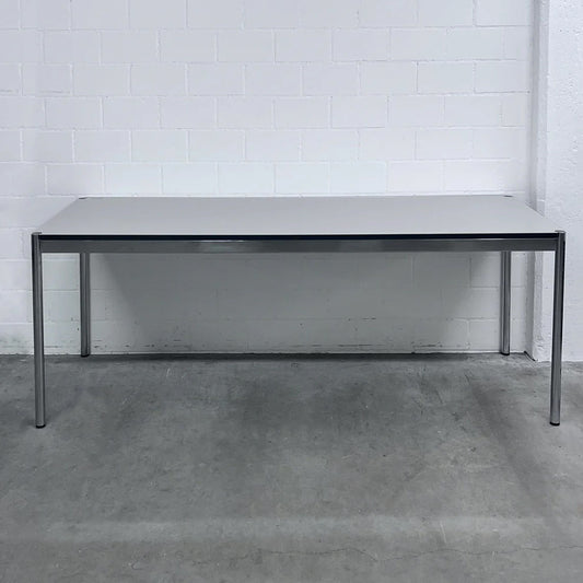 USM Tisch, Resopal hellgrau, 175x75cm, Q2