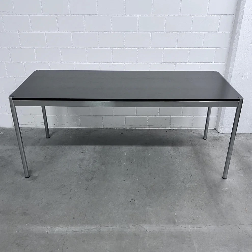 USM Tisch, Resopal Schwarz, 175x75cm, Q2