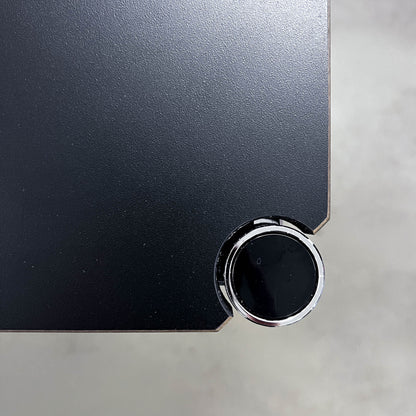 USM Tisch, Resopal Schwarz, 175x75cm, Q1