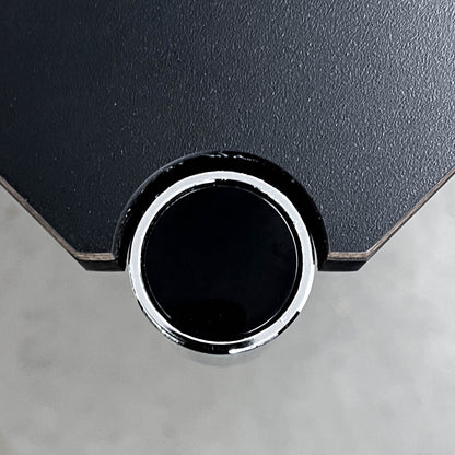 USM Tisch, Resopal Schwarz, 175x75cm, Q1