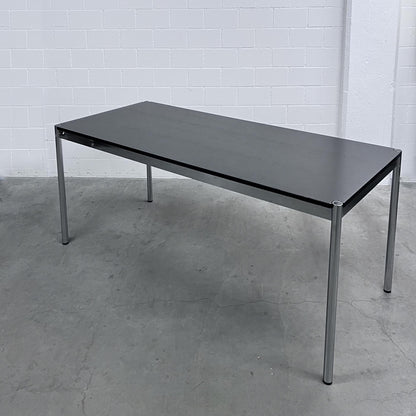 USM Tisch, Eiche Schwarz furniert, 175x75cm, neuwertig