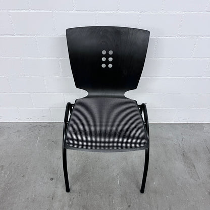 Zueco Stuhl, Holz-Stoff, schwarz, Solutionpool