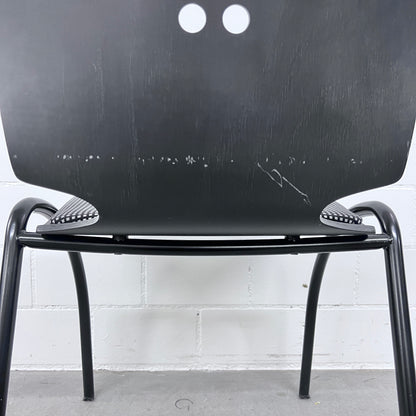 Zueco Stuhl, Holz-Stoff, schwarz, Solutionpool