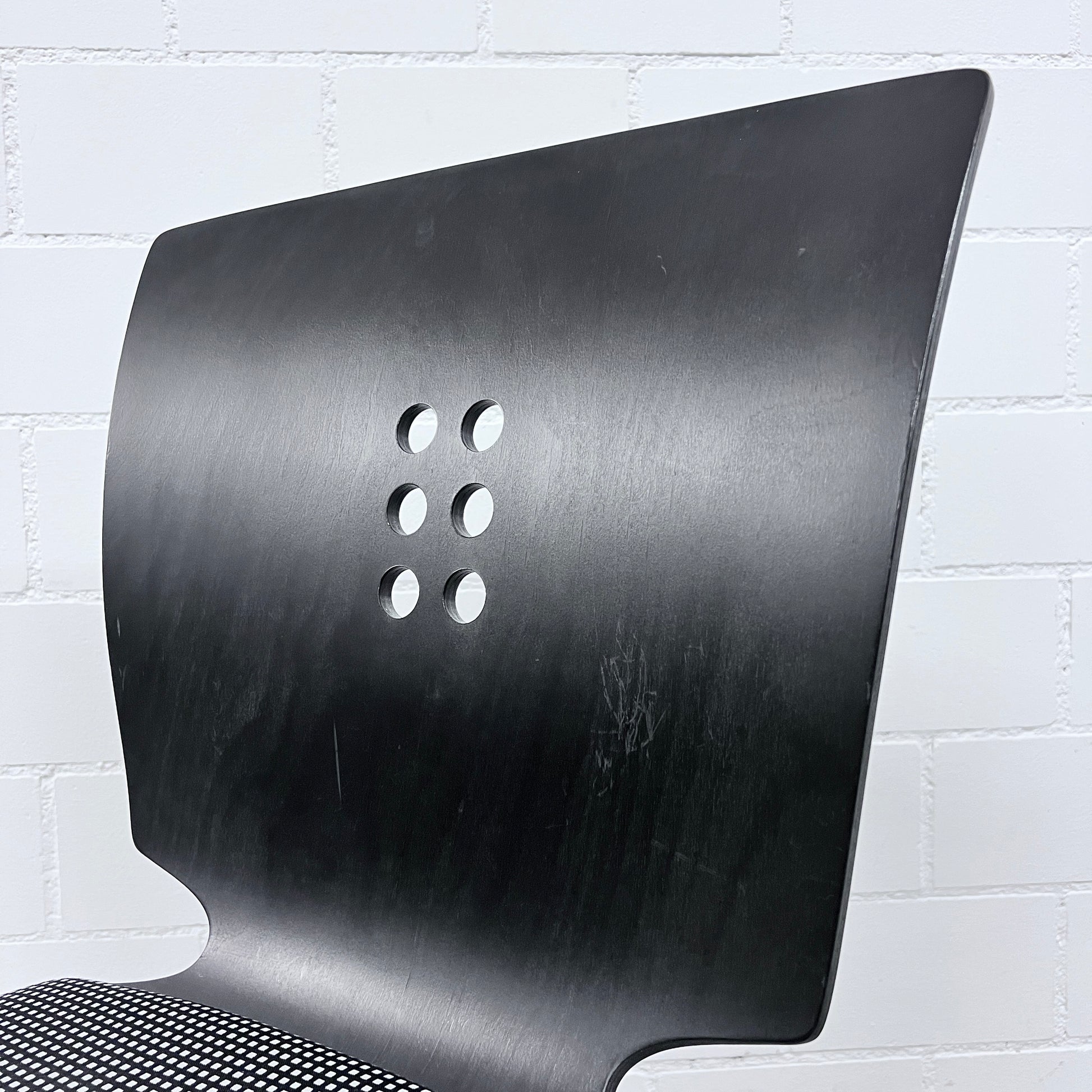 Zueco Stuhl, Holz-Stoff, schwarz, Solutionpool