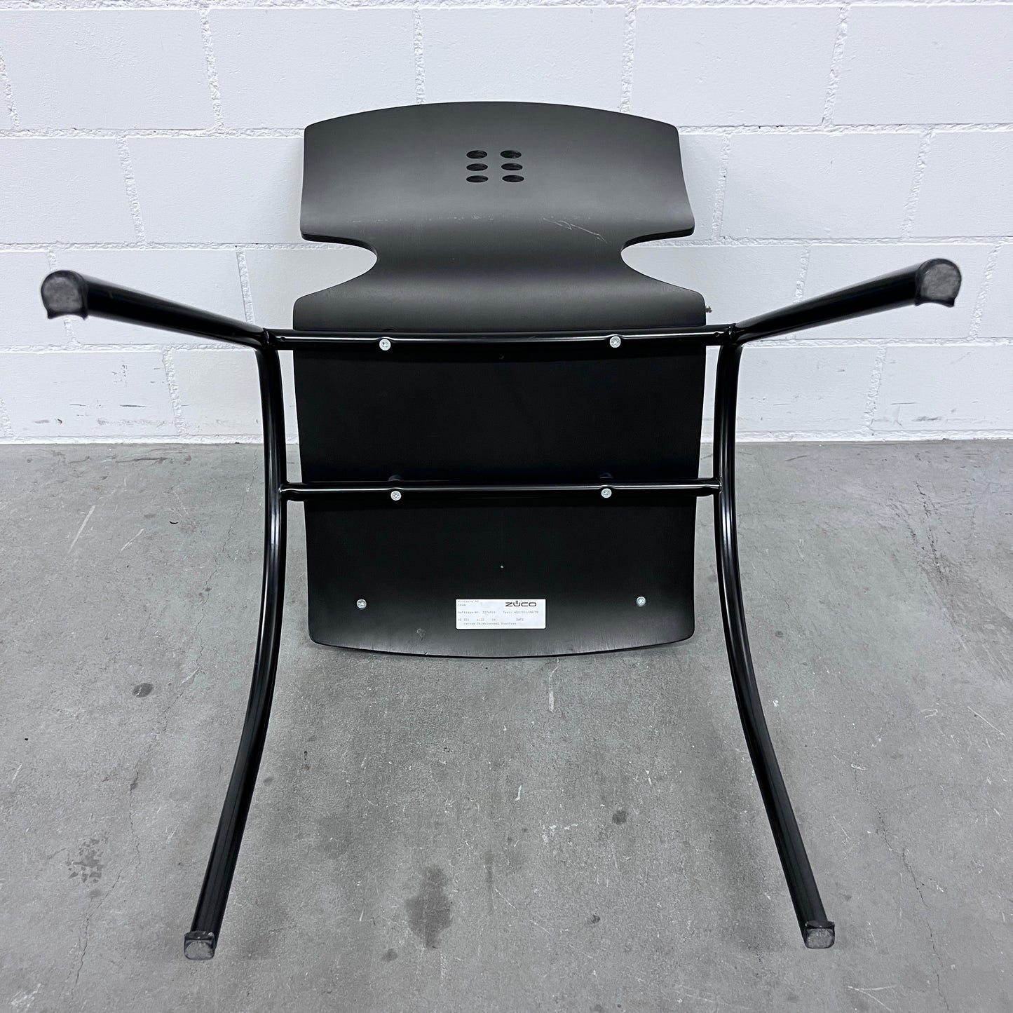 Zueco Stuhl, Holz-Stoff, schwarz, Solutionpool